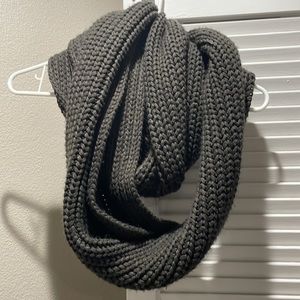 Dark grey J Crew infinity knit scarf